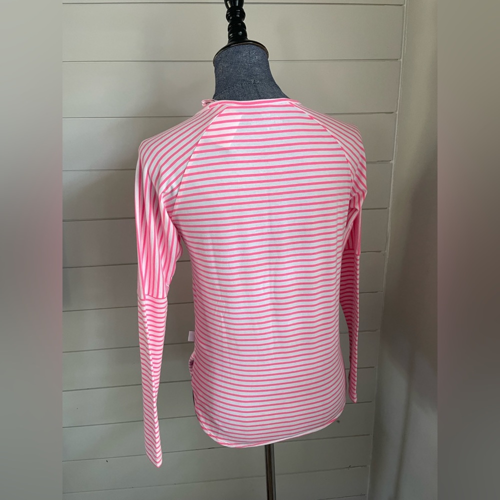 Girls NWT Vineyard Vines LS Striped Raglan - Picture 6 of 9